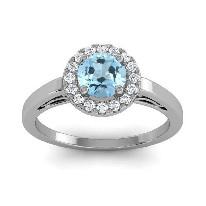 4 Prong Cathedral Filigree Diamond Halo Vimana Ring