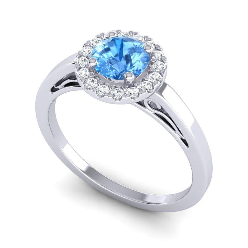 4 Prong Cathedral Filigree Diamond Halo Vimana Ring