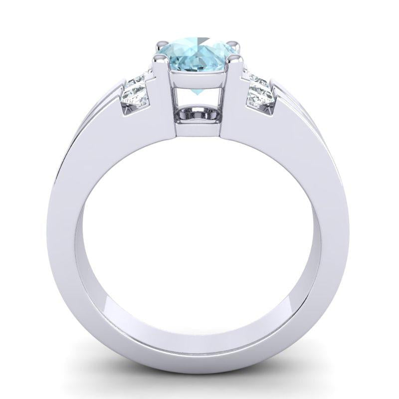 4 Prong Art Deco Diamond Accent Vidala Ring