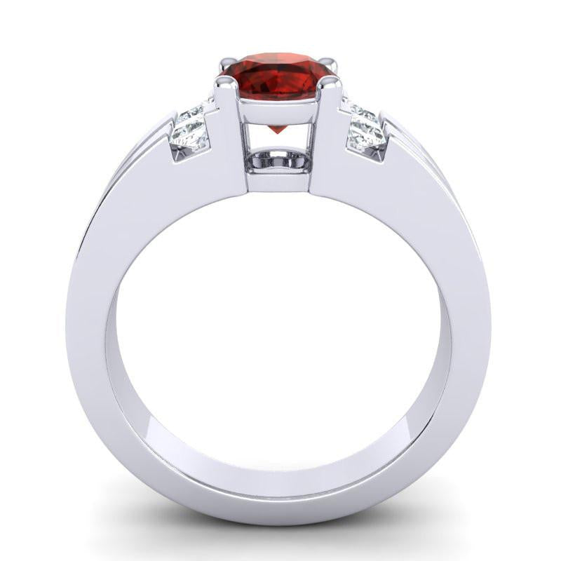 4 Prong Art Deco Diamond Accent Vidala Ring