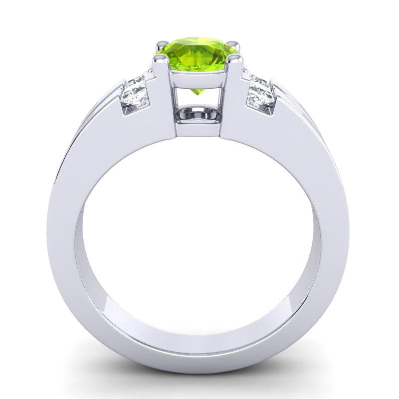 4 Prong Art Deco Diamond Accent Vidala Ring