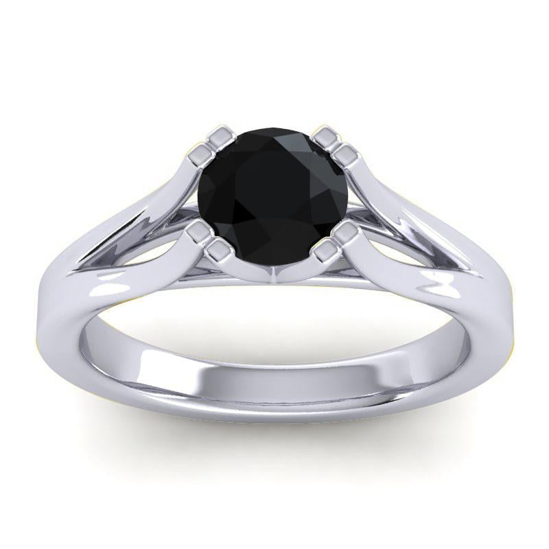 4 Double Prong Cathedral Solitaire Veni Ring