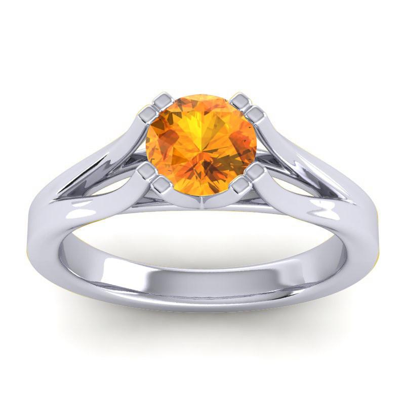 4 Double Prong Cathedral Solitaire Veni Ring