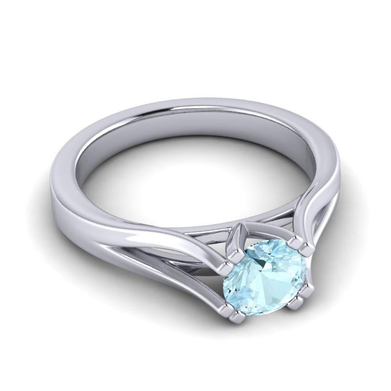 4 Double Prong Cathedral Solitaire Veni Ring