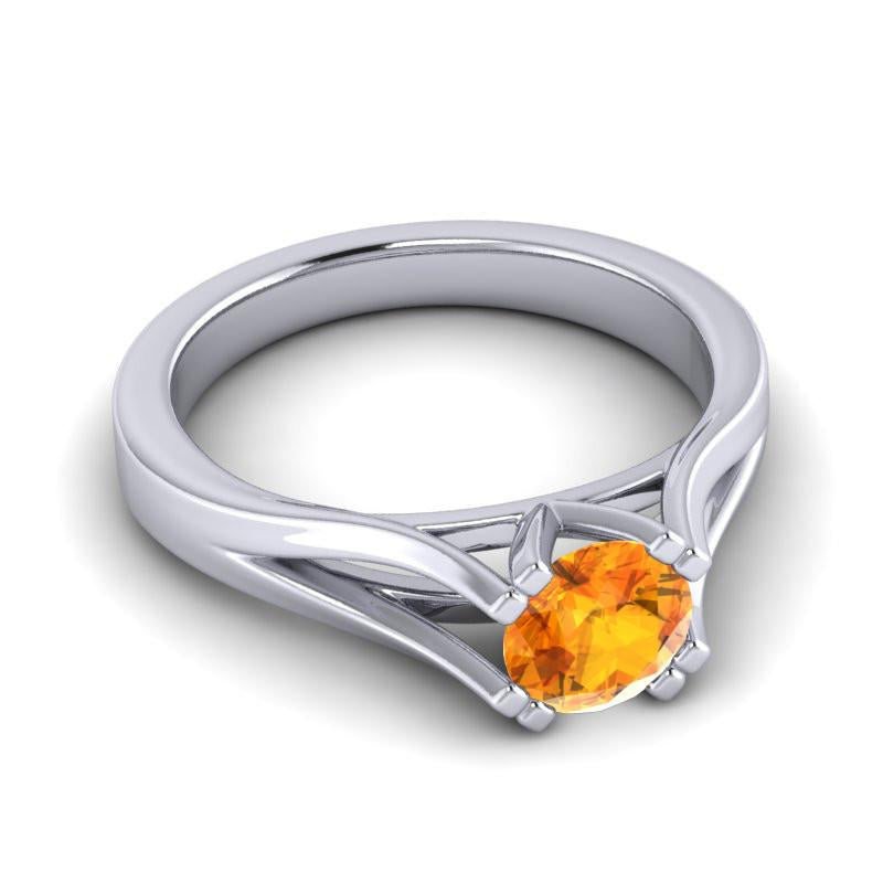 4 Double Prong Cathedral Solitaire Veni Ring