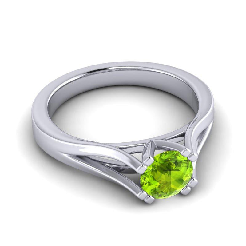 4 Double Prong Cathedral Solitaire Veni Ring