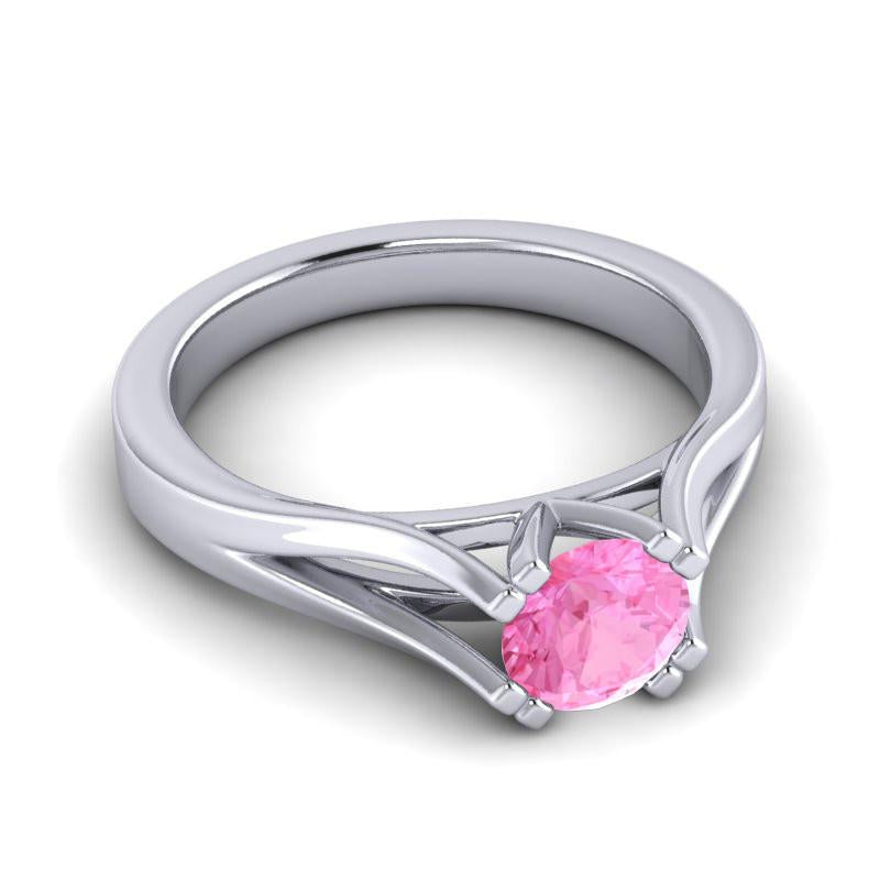 4 Double Prong Cathedral Solitaire Veni Ring