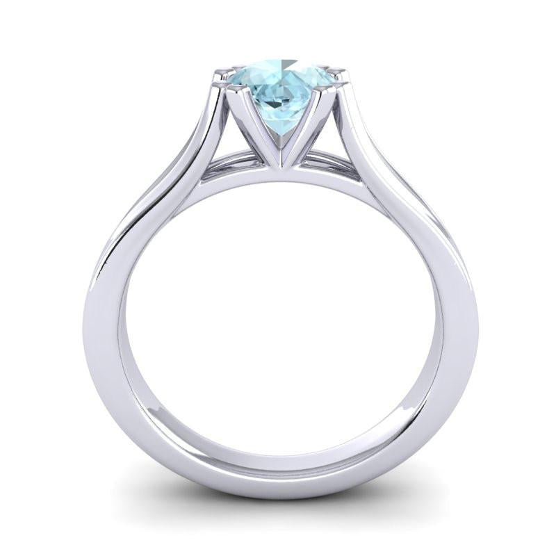 4 Double Prong Cathedral Solitaire Veni Ring