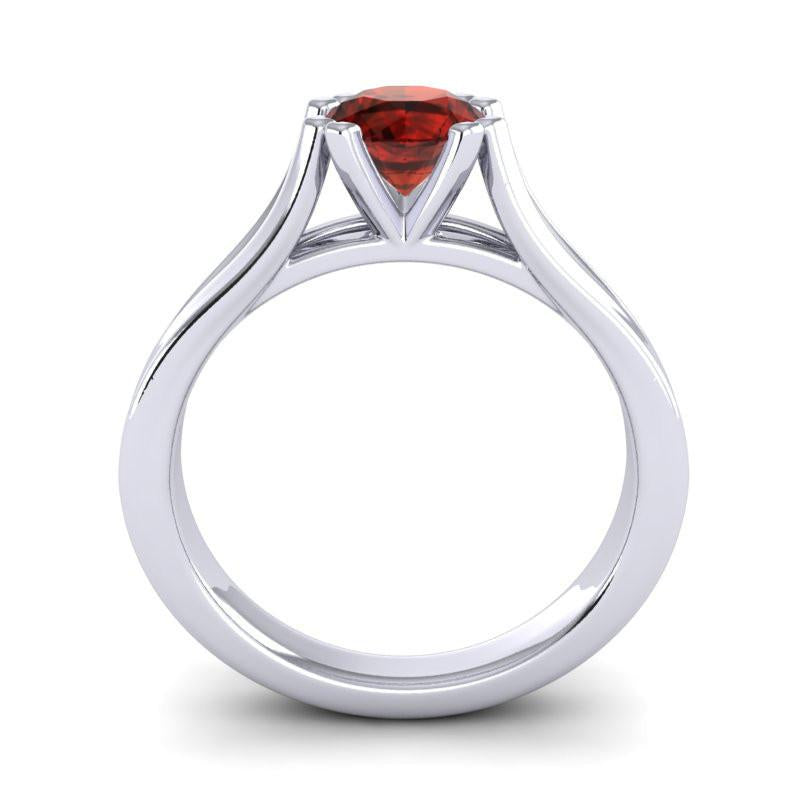 4 Double Prong Cathedral Solitaire Veni Ring