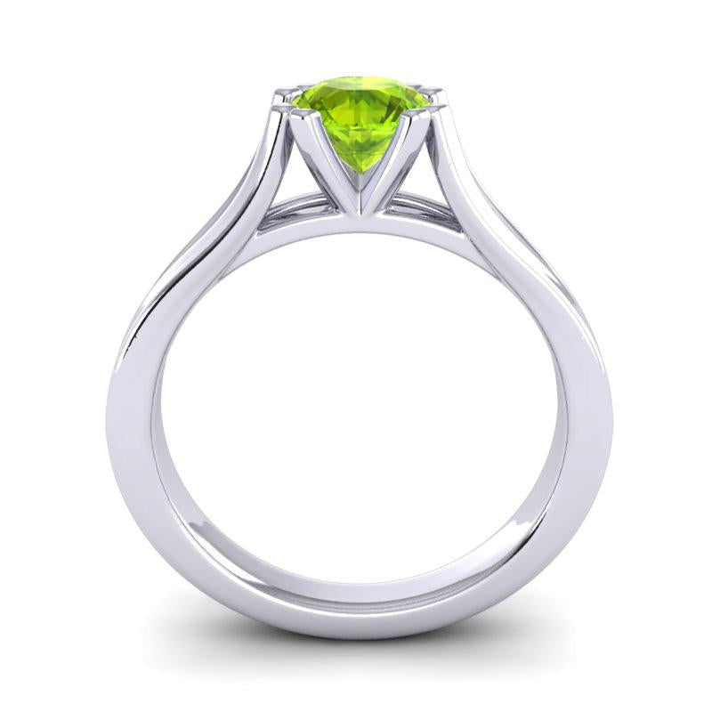 4 Double Prong Cathedral Solitaire Veni Ring