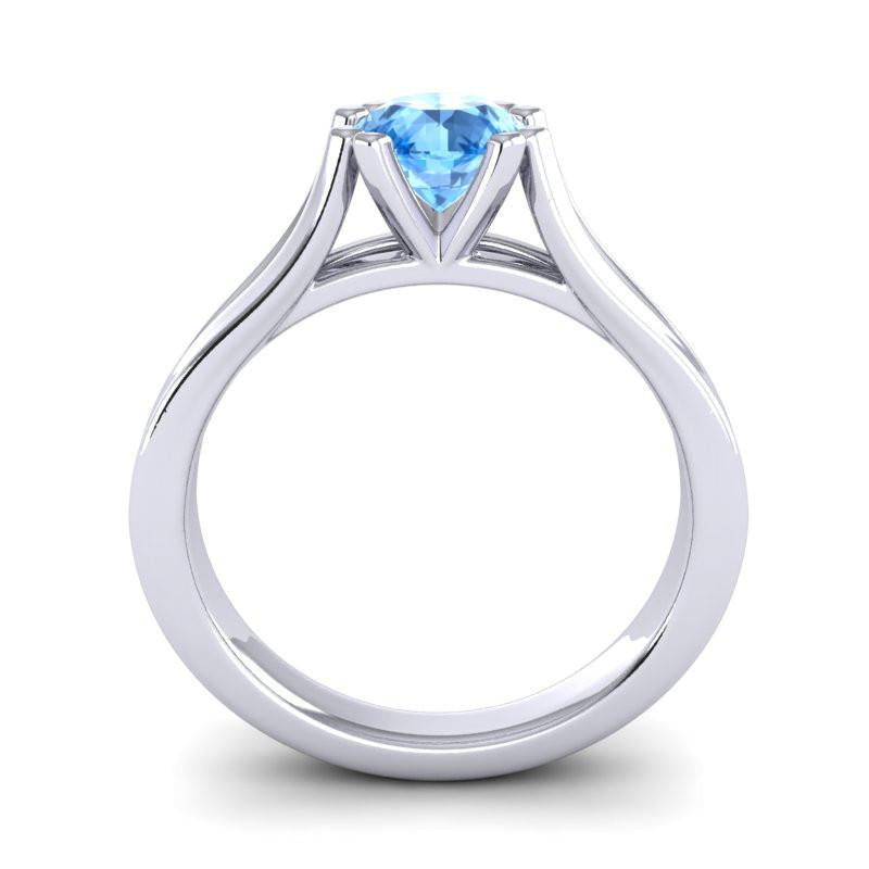 4 Double Prong Cathedral Solitaire Veni Ring