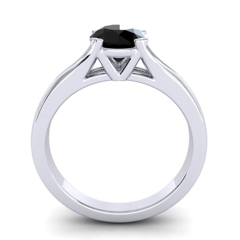 4 Double Prong Cathedral Round Solitaire Niza Ring