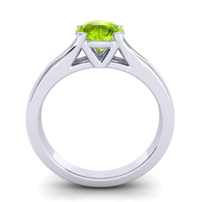 4 Double Prong Cathedral Round Solitaire Niza Ring