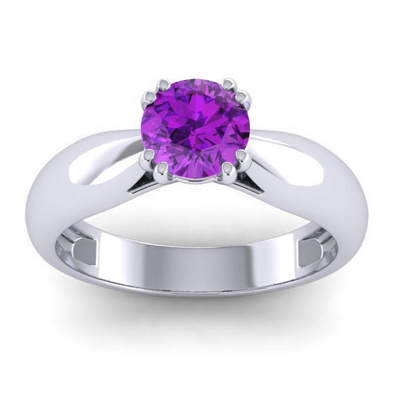 4 Double Prong Cathedral Solitaire Jara Ring