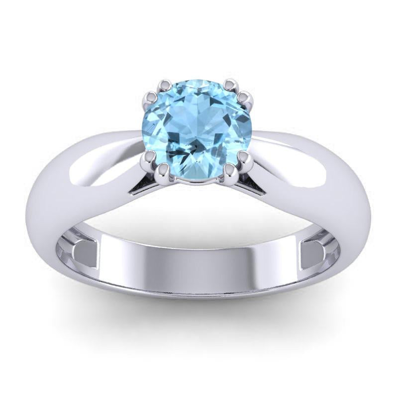 4 Double Prong Cathedral Solitaire Jara Ring