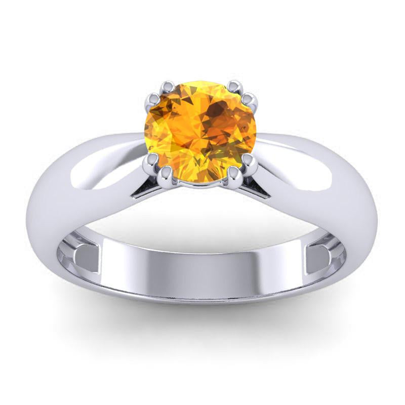 4 Double Prong Cathedral Solitaire Jara Ring