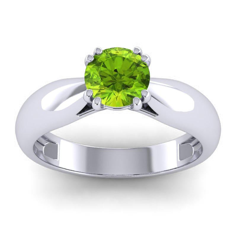 4 Double Prong Cathedral Solitaire Jara Ring