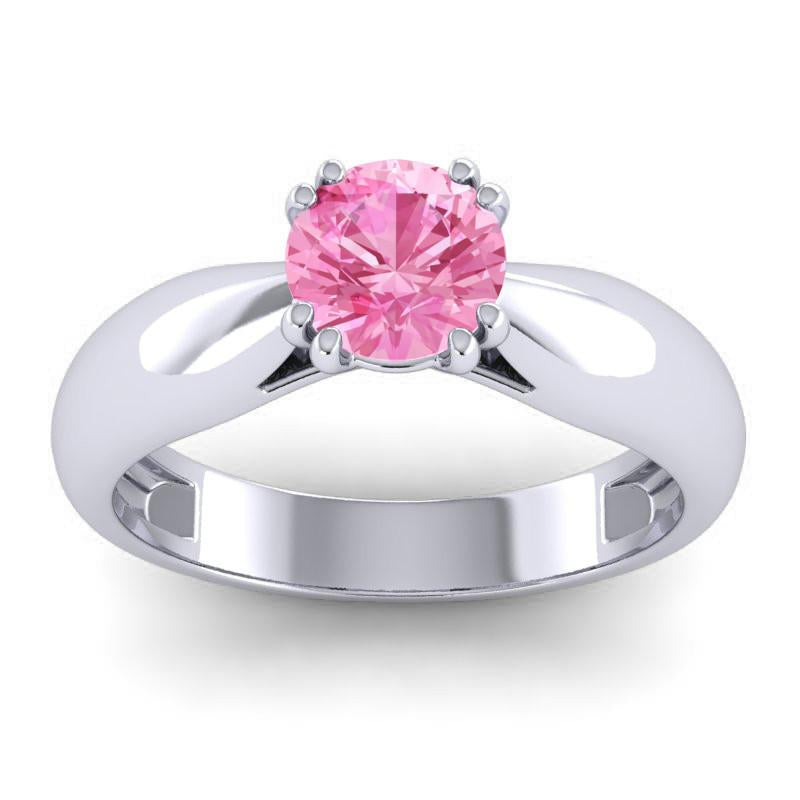 4 Double Prong Cathedral Solitaire Jara Ring