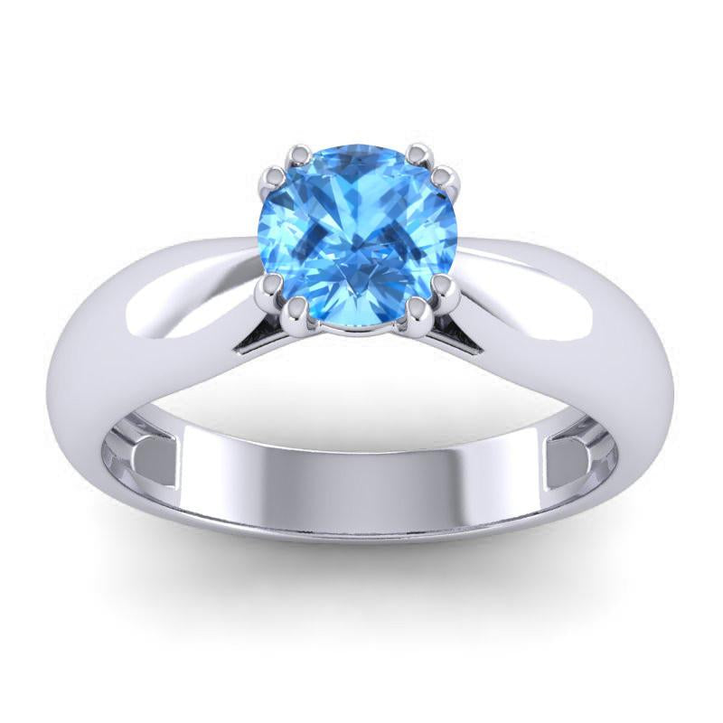 4 Double Prong Cathedral Solitaire Jara Ring