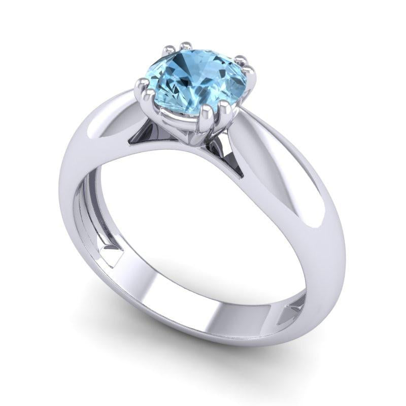 4 Double Prong Cathedral Solitaire Jara Ring