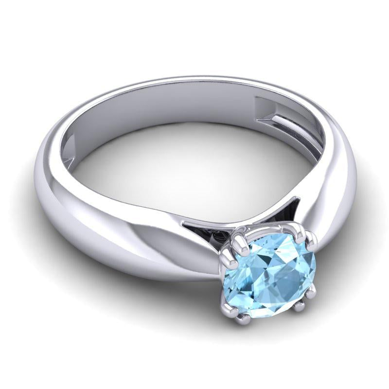 4 Double Prong Cathedral Solitaire Jara Ring