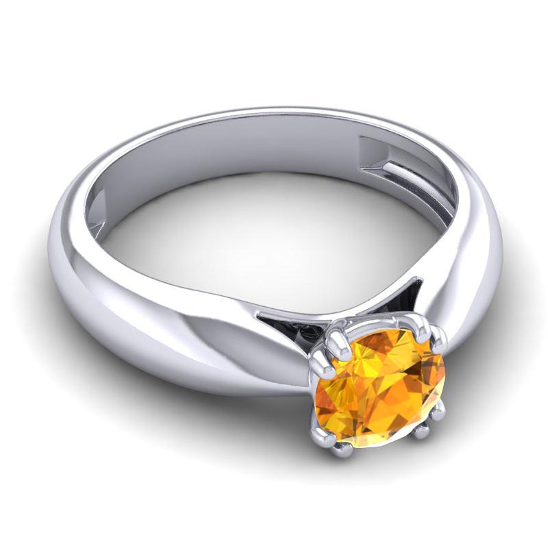 4 Double Prong Cathedral Solitaire Jara Ring