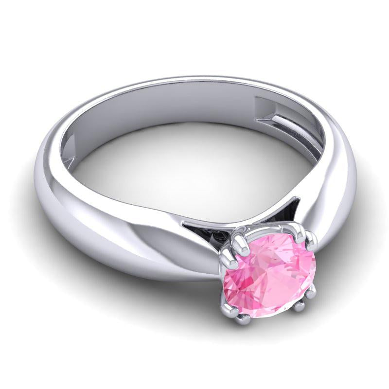 4 Double Prong Cathedral Solitaire Jara Ring