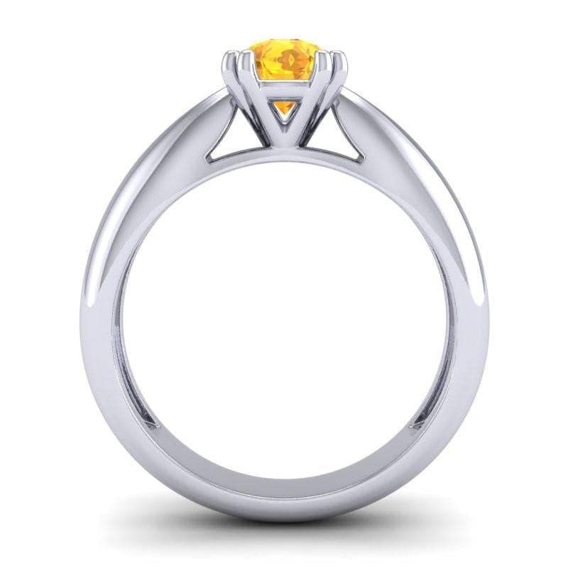 4 Double Prong Cathedral Solitaire Jara Ring