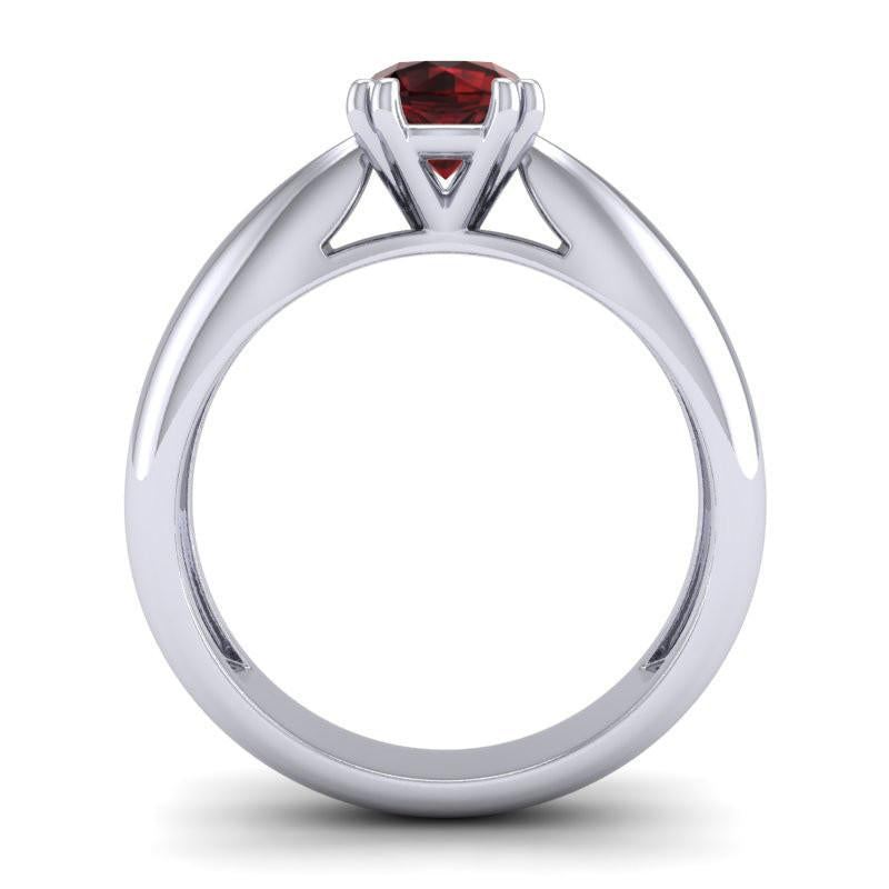 4 Double Prong Cathedral Solitaire Jara Ring